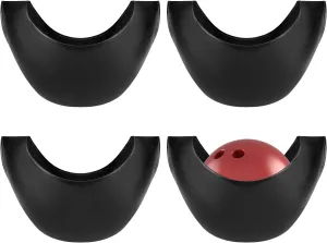 QWORK Microfiber Bowling Ball Protection and Cleaning Towel - 4 Pack Ultra-Absorbent, Durable, Washable Ball Protector