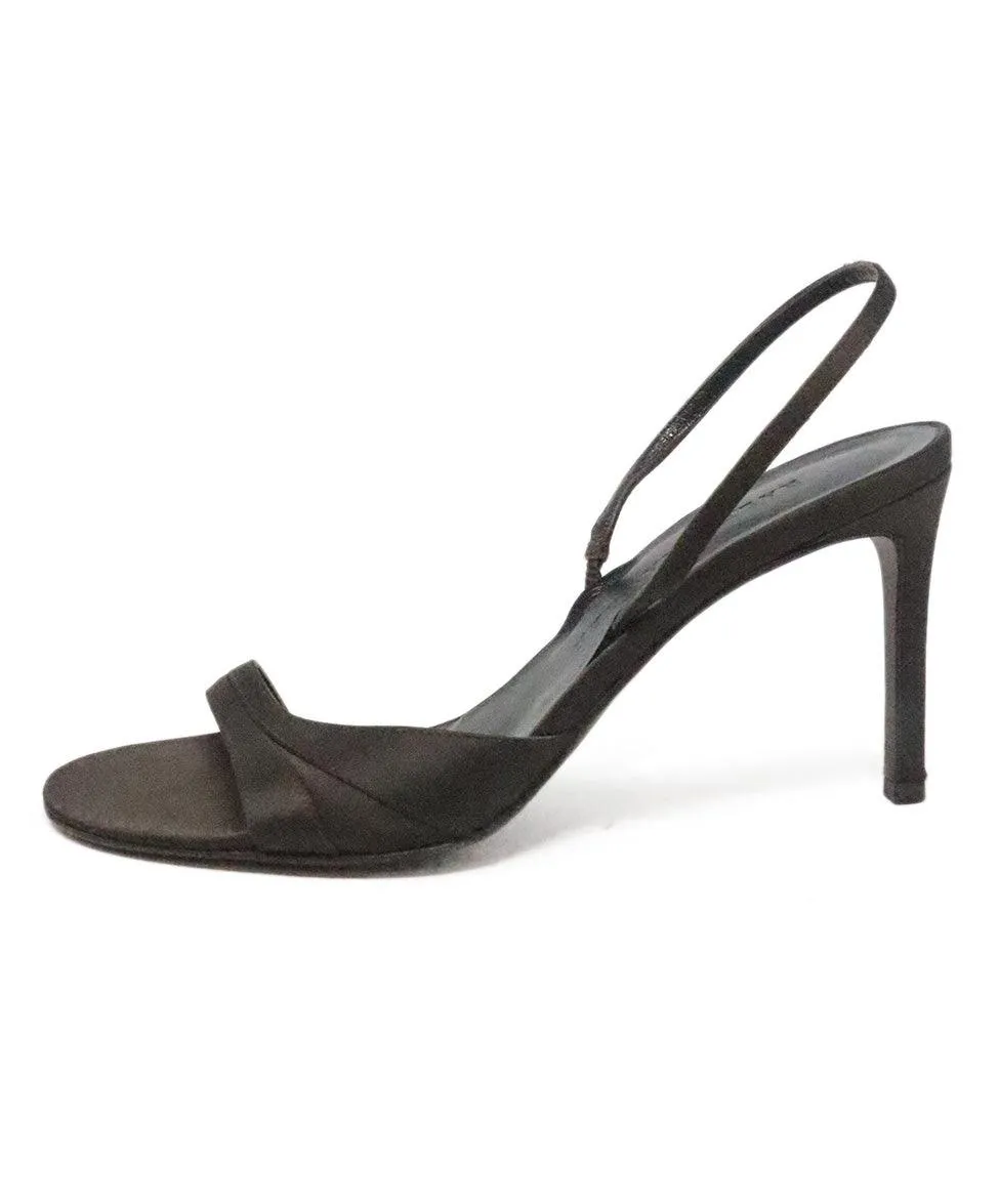 Ralph Lauren Brown Satin Heels sz 8