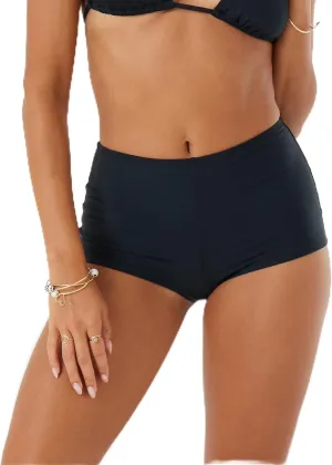 Roxy Women's Bikini Bottom Swim Boy Short Bathing Suit