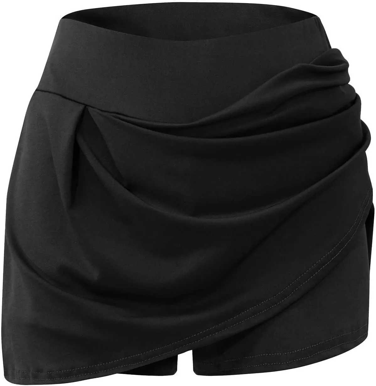 Skorts for Women Tennis Mini Short Skirts High Waisted Tummy Control Athletic Yoga Skirt Casual Shorts with Drawstring