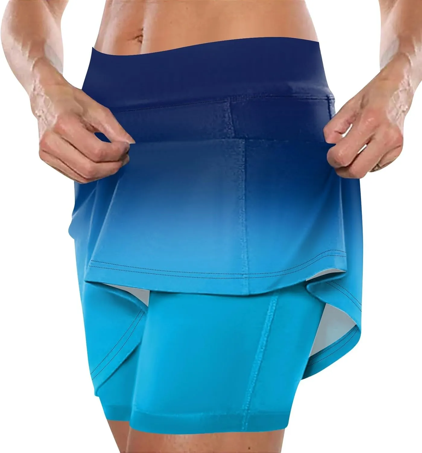 Skorts for Women with Pockets Tennis Golf High Waisted Skirts Tummy Control Plus Size Skirt Athletic Sports Skort