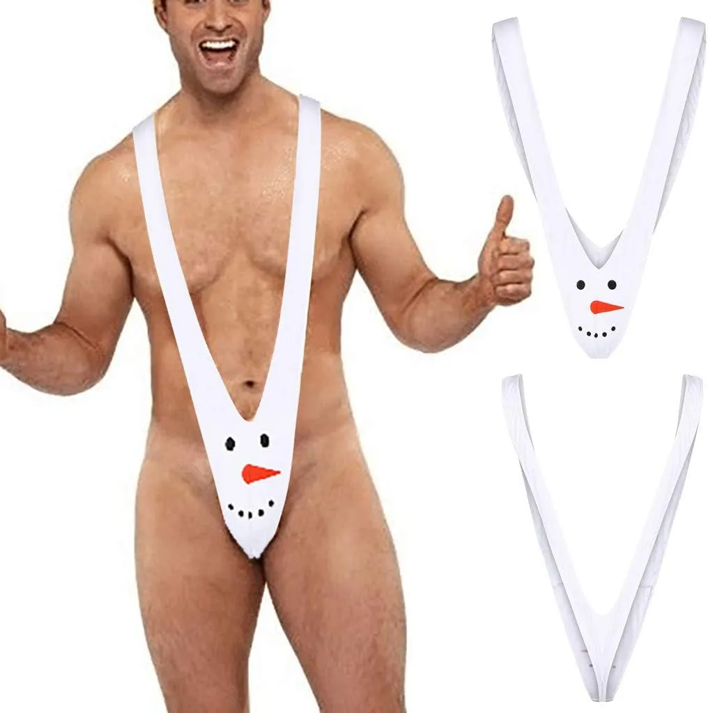Suspender Briefs Men's Thong Design Pocket Plus Size Leather Lingerie for Women 4X