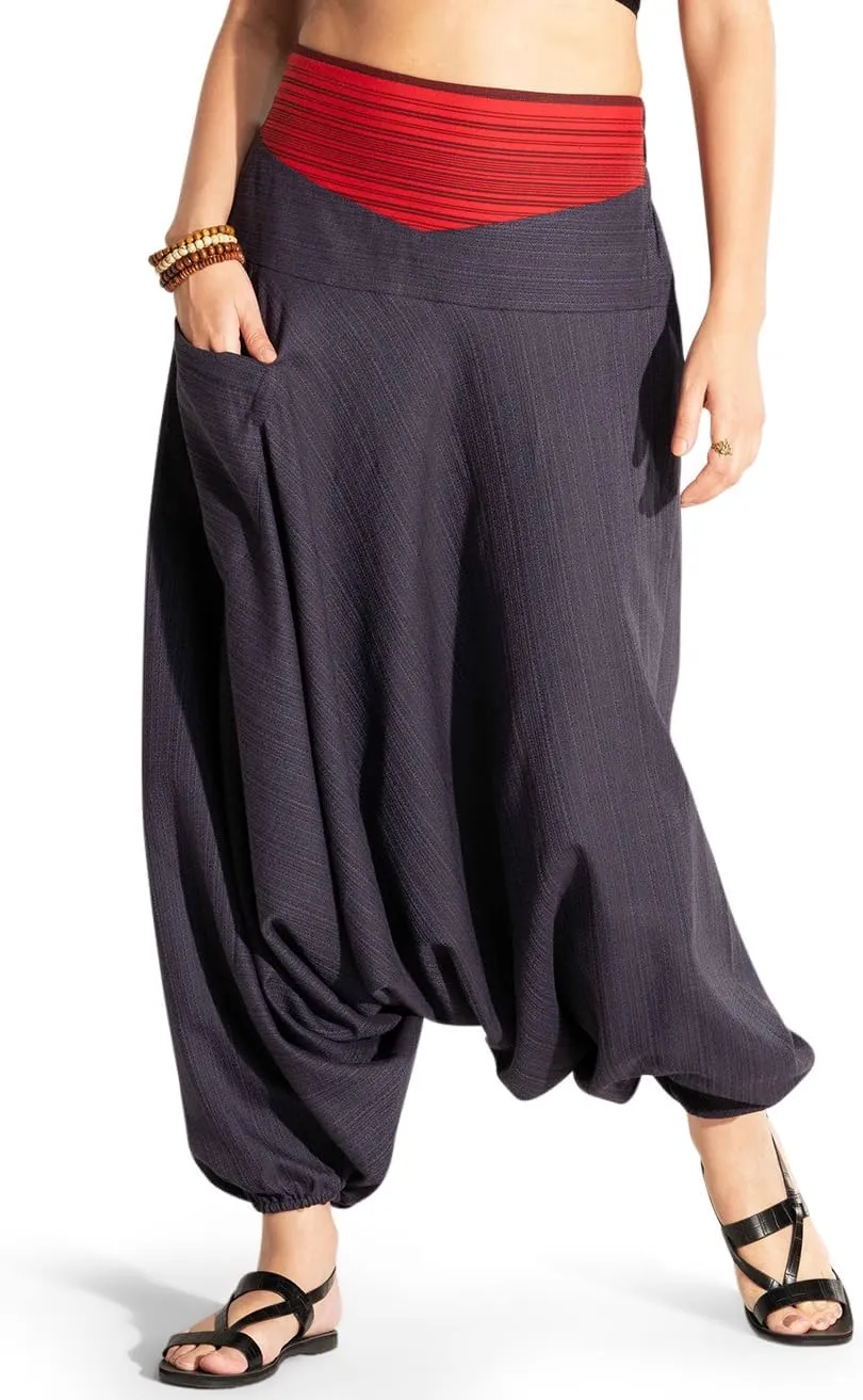 The Veshti Company Comfy Women's Yoga Harem Pants Elastic Waist Wide Leg Pants Loose Baggy Boho Clothes for Women