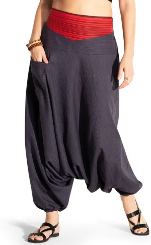 The Veshti Company Comfy Women's Yoga Harem Pants Elastic Waist Wide Leg Pants Loose Baggy Boho Clothes for Women