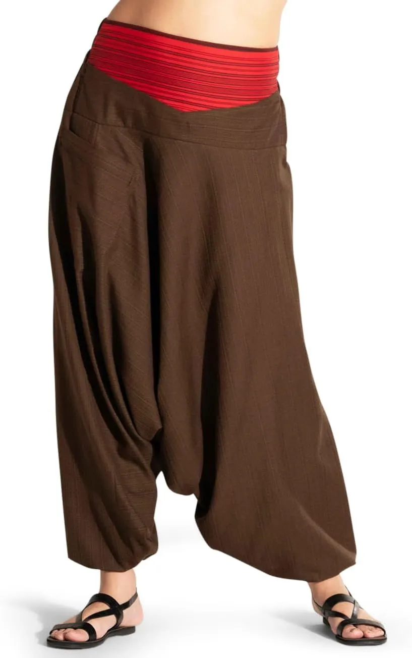 The Veshti Company Comfy Women's Yoga Harem Pants Elastic Waist Wide Leg Pants Loose Baggy Boho Clothes for Women