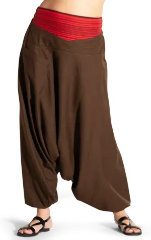 The Veshti Company Comfy Women's Yoga Harem Pants Elastic Waist Wide Leg Pants Loose Baggy Boho Clothes for Women