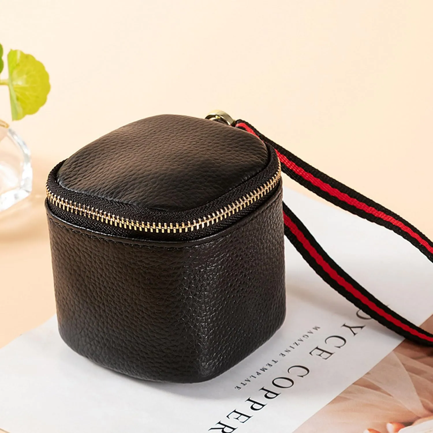 Travel Makeup Bag, Portable Makeup Bag, Mini Makeup Bag, Used For Jewelry, Lipstick, Makeup Box, And Small Item Storage (black)