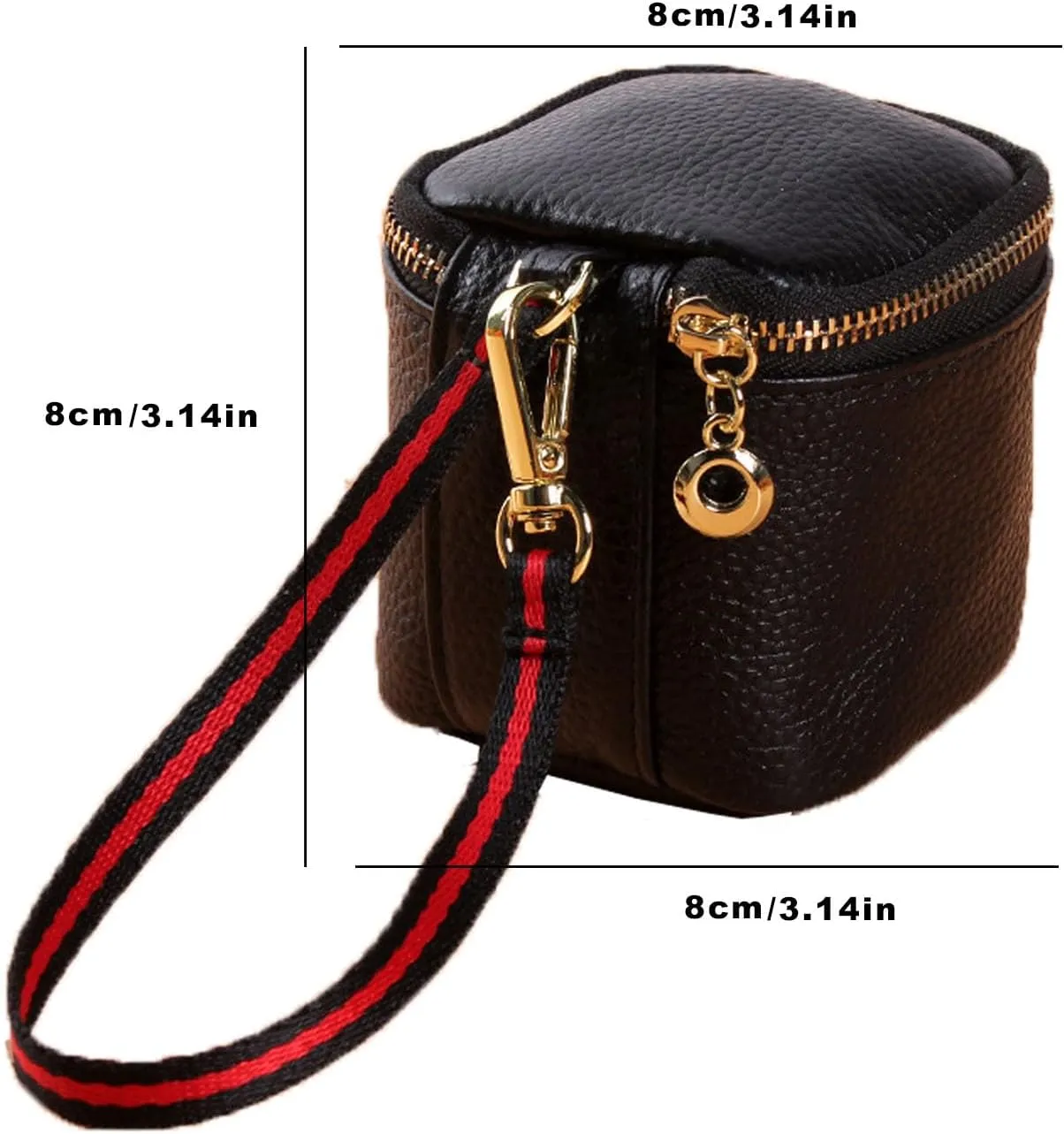 Travel Makeup Bag, Portable Makeup Bag, Mini Makeup Bag, Used For Jewelry, Lipstick, Makeup Box, And Small Item Storage (black)