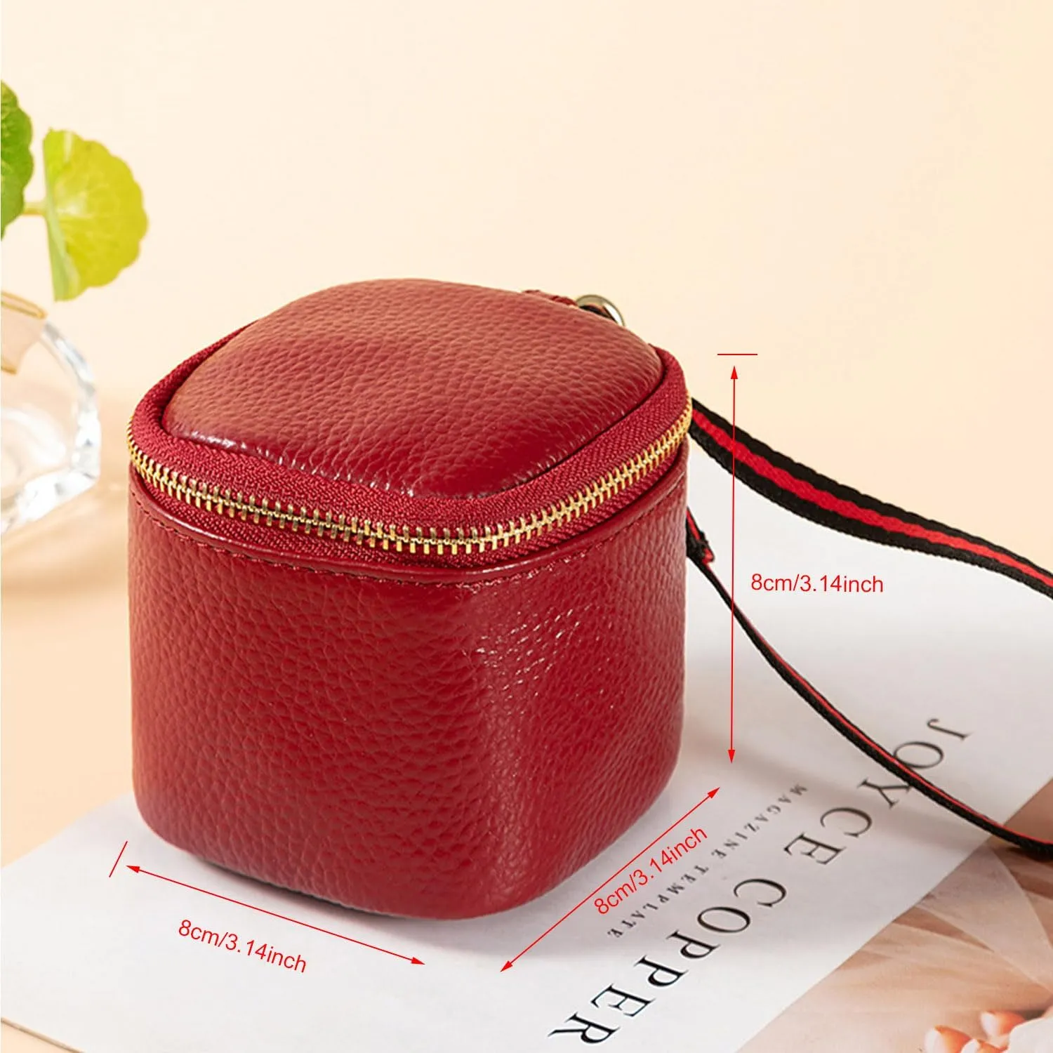 Travel Makeup Bag, Portable Makeup Bag, Mini Makeup Bag, Used For Jewelry, Lipstick, Makeup Box, And Small Item Storage (claret)