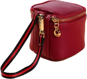 Travel Makeup Bag, Portable Makeup Bag, Mini Makeup Bag, Used For Jewelry, Lipstick, Makeup Box, And Small Item Storage (claret)
