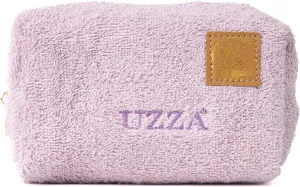 UZZA Pink Portable Makeup and Cosmetic Toiletry Travel Bag Terry Towel Material
