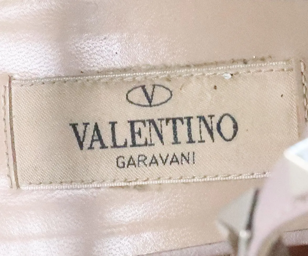 Valentino Mauve Studded Leather Heels sz 8