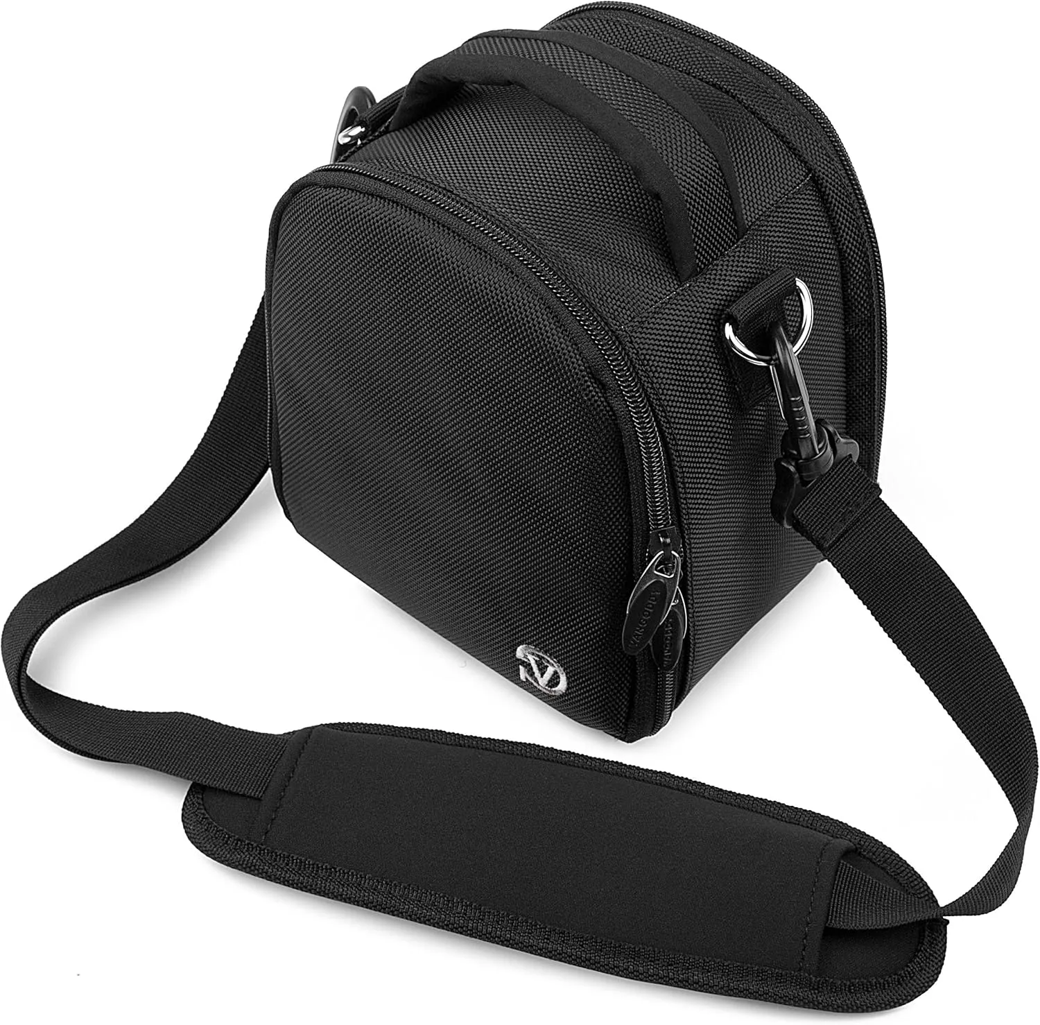 Vangoddy BLack Black SLR Small Camera Bag for Kodak PixPro Printomatic Smile Classic and Mini Shot