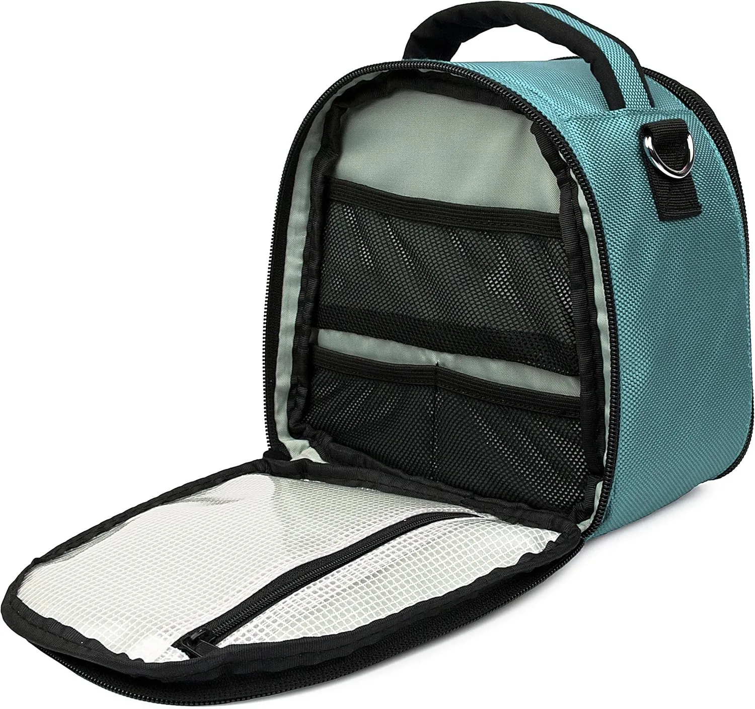 VanGoddy Laurel Sky Blue Carrying Case Bag for Nikon CoolPix Series Compact to Advanced Digital Cameras