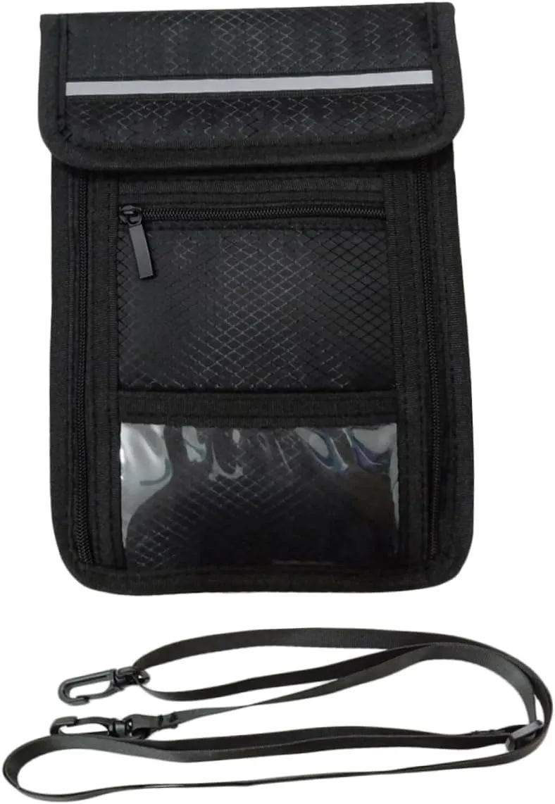 Waterproof Passport Pouch for Travel Money Belt Portable Wallet Document Holder Fanny Pack for Airports Music Festivals