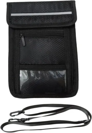 Waterproof Passport Pouch for Travel Money Belt Portable Wallet Document Holder Fanny Pack for Airports Music Festivals