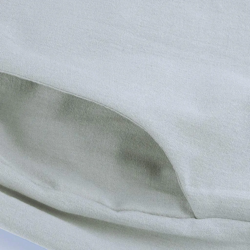 Wide Leg Pants for Women 2025 Summer Drawstring Cotton Linen Pants Lightweight Loose Fit Comfy Trousers with Pockets