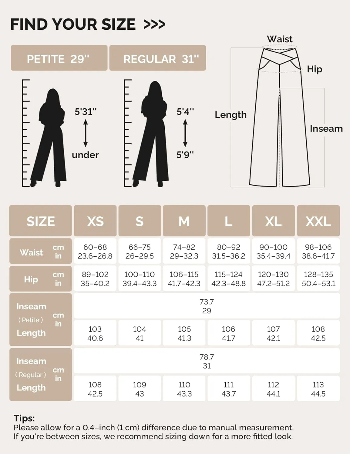 Wide Leg Yoga Pants for Women, Crossover High Waisted Lounge Pants with Pockets, Loose Straight Leg Casual Pants