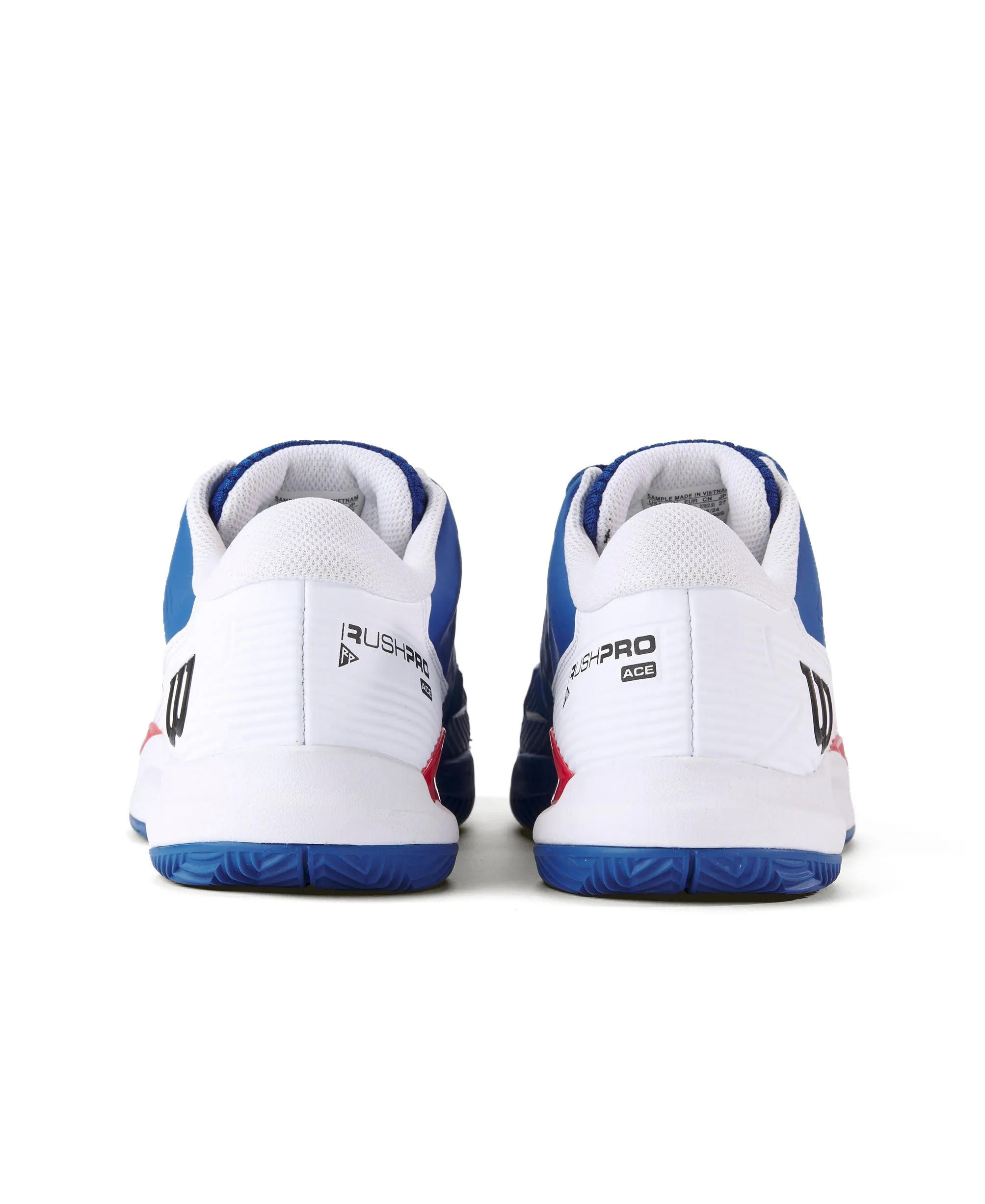 Wilson Rush Pro Ace Clay Court Tennis Shoes (Men's) - Deja Vu Blue / White / Infared