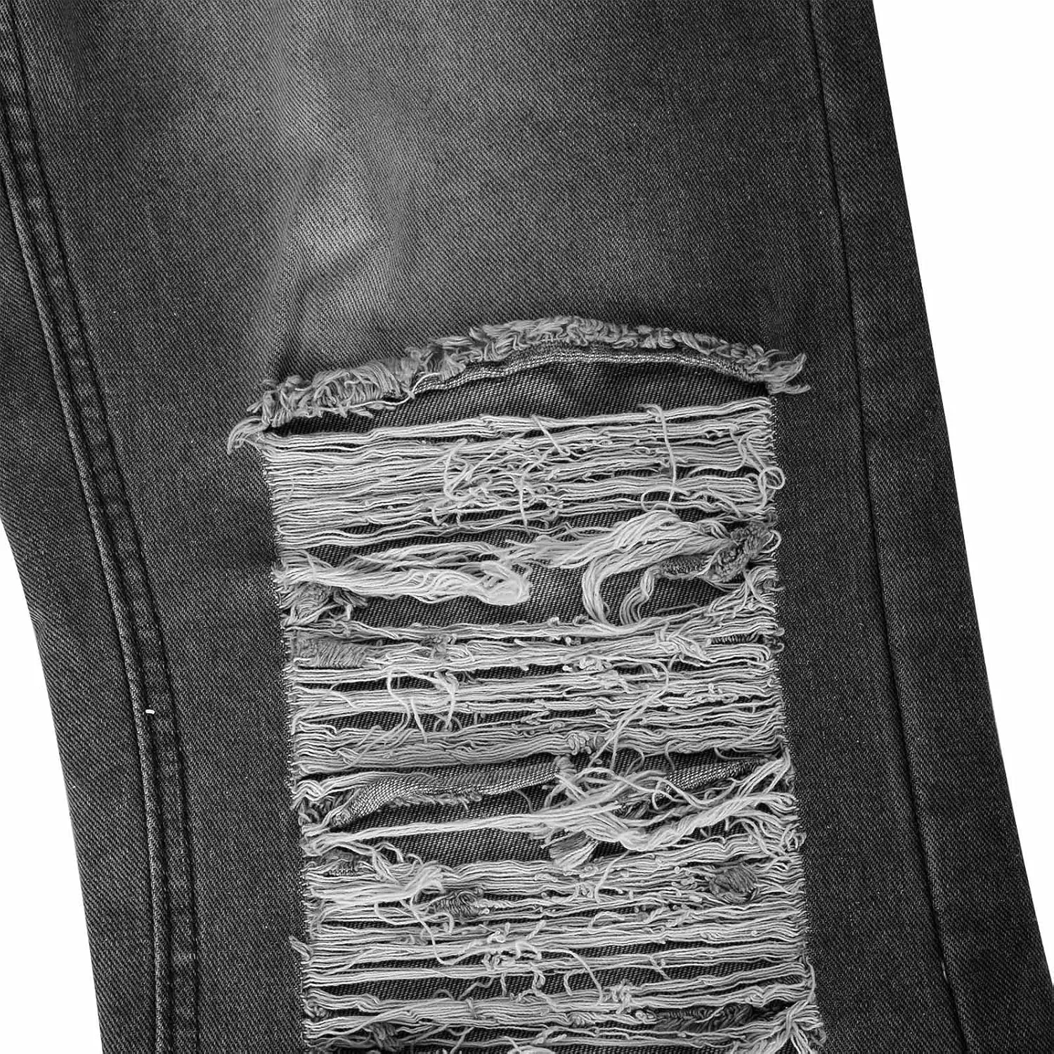 Women Ripped Jeans Wide Leg Capri Pants High Waist Hollow Out Denim Pants Y2K Vintage Casual Loose Trousers Streetwear