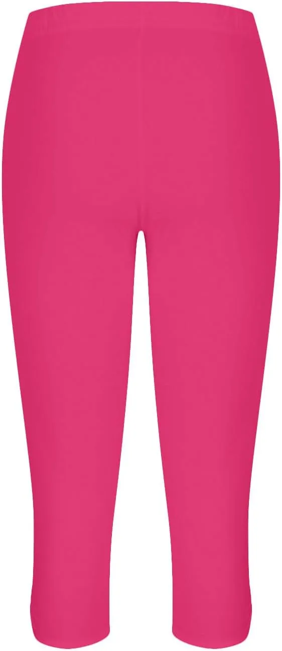 Womens Capris for Summer Dressy Cropped High Waist Yoga Pants Comfy Stretchy Leggings Workout Compression Pants