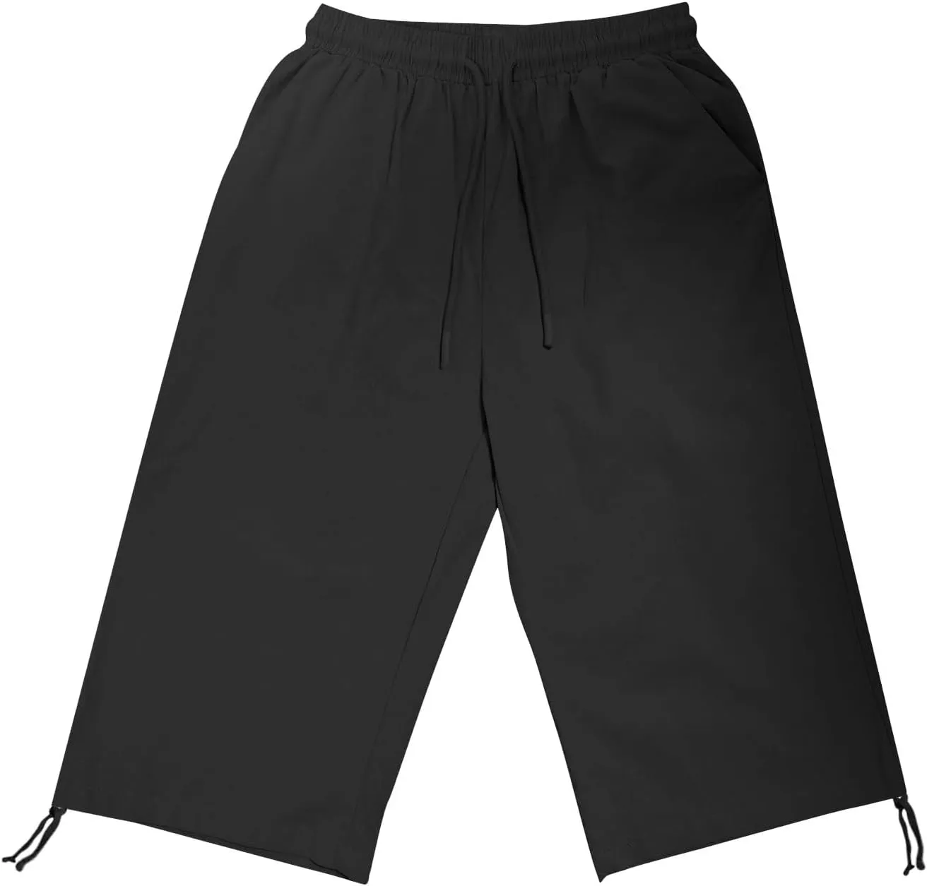Women's Cotton Linen Summer Palazzo Pants Loose Cotton and Linen Pants Summer Drawstring Waist Wide Leg Pants