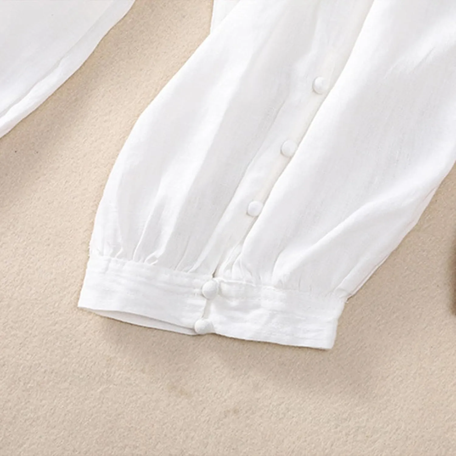 Women's Pants, Plus Size Linen Peasant Pants Casual Straight Leg 2025 Side