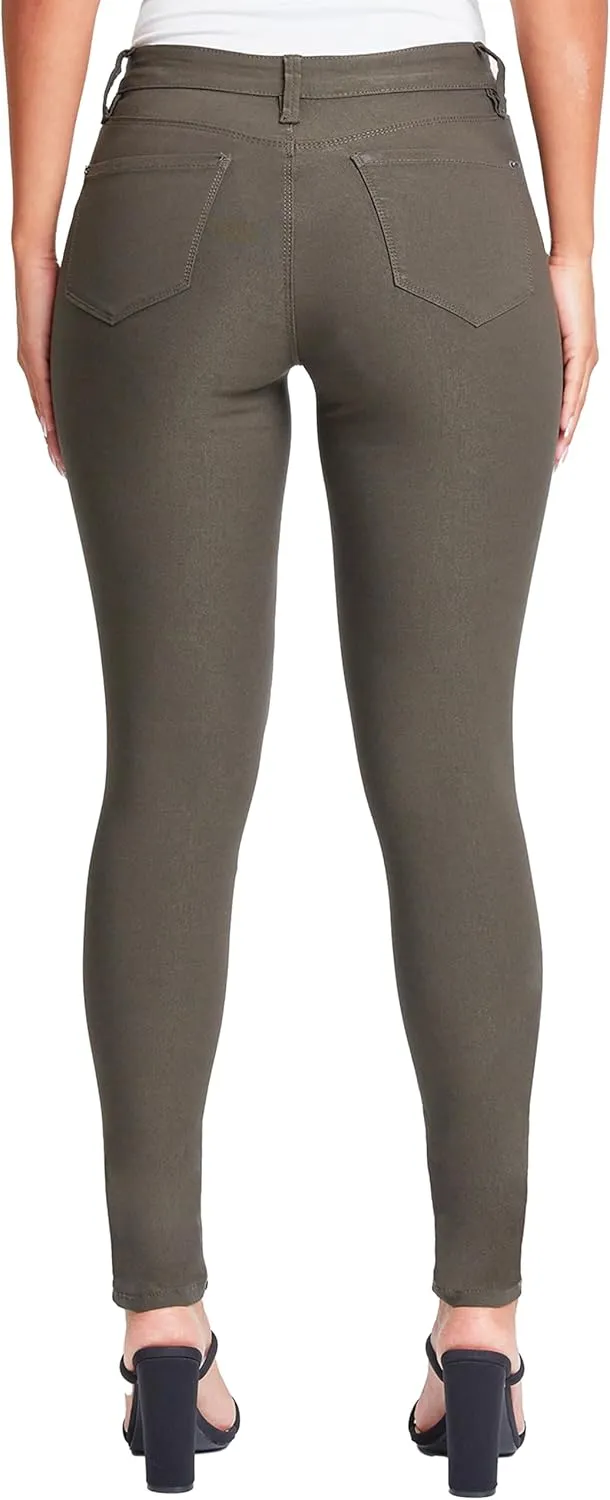 YMI Women's Hyperstretch Mid-Rise Skinny Jeans