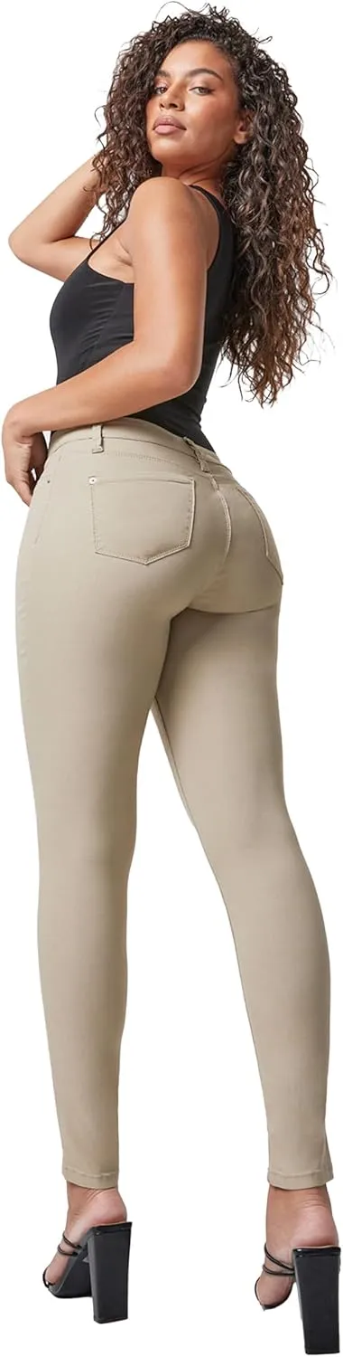 YMI Women's Hyperstretch Midrise Skinny