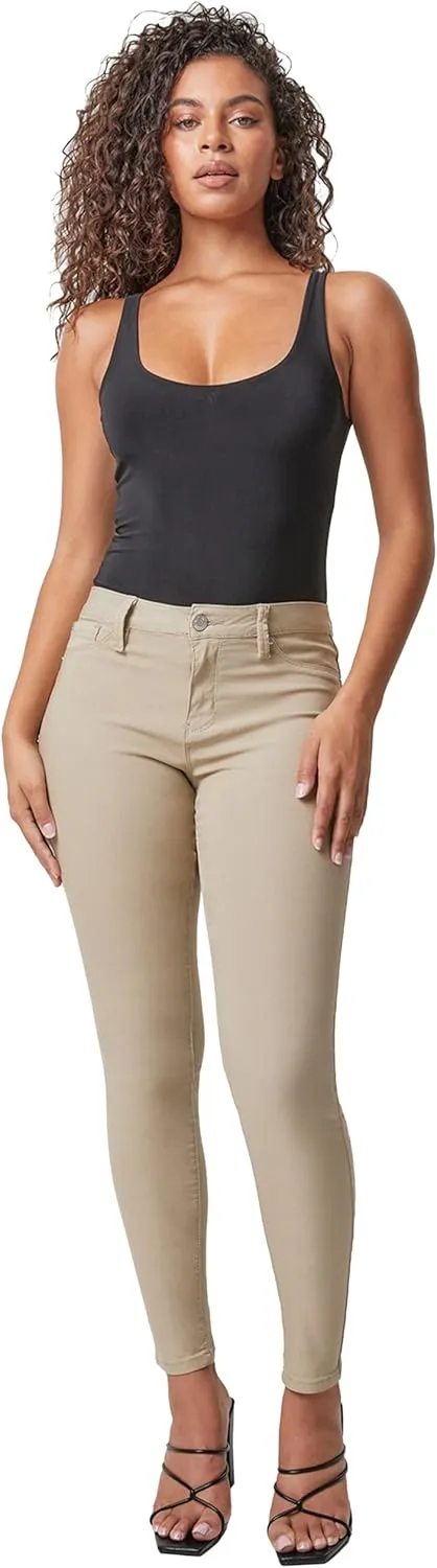 YMI Women's Hyperstretch Midrise Skinny